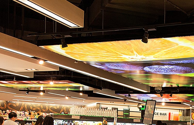 LG05S มุมลำแสง 120 ° Slim LED Batten Fitting
